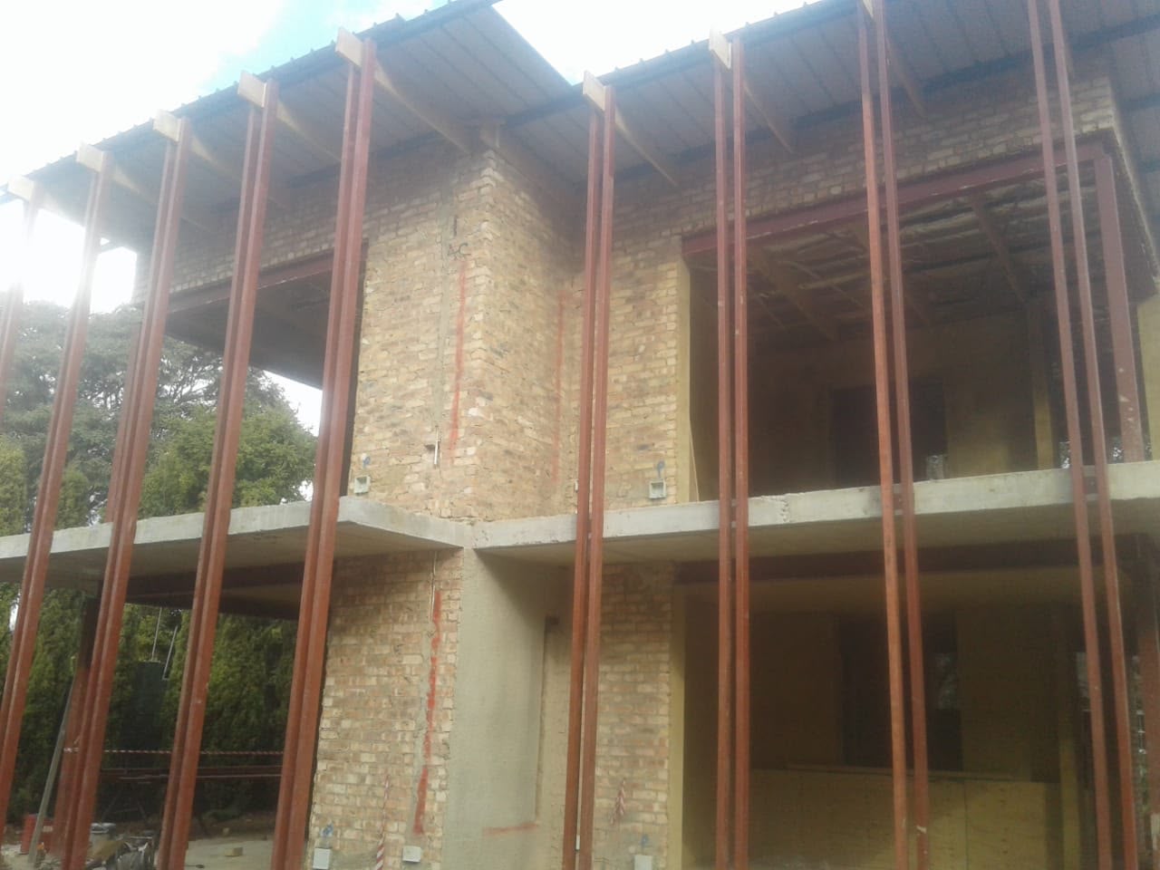 Columns that carry the load.